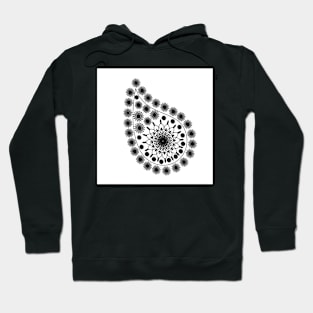 Graphic, geometric decorative, mandalas or henna design in vector. Hoodie